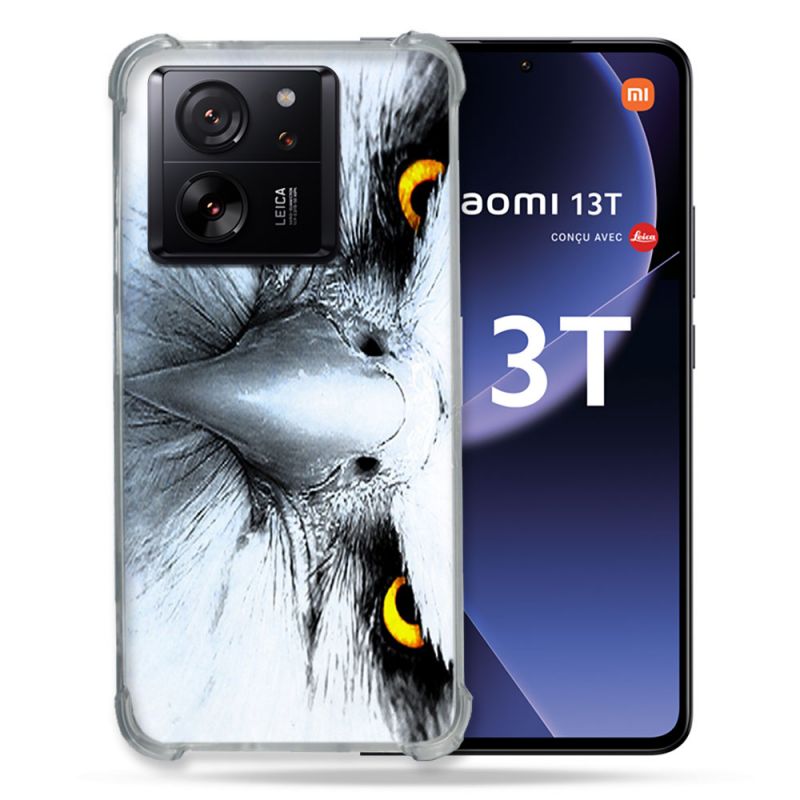 Coque Renforcée Pour Xiaomi 13T / 13T Pro Animal Aigle Royal Blanc