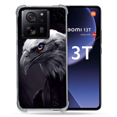 Coque Renforcée Pour Xiaomi 13T / 13T Pro Animal Aigle Royal Noir