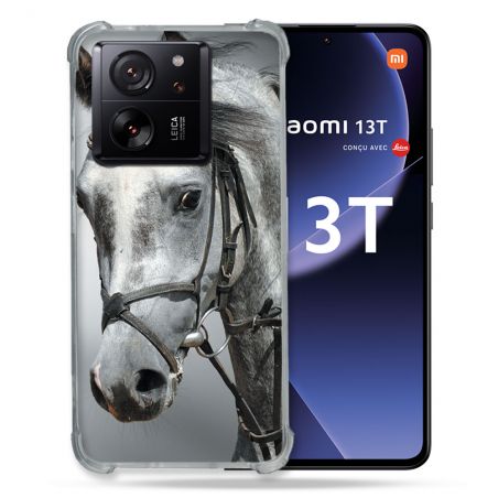 Coque Renforcée Pour Xiaomi 13T / 13T Pro Animal Cheval Blanc
