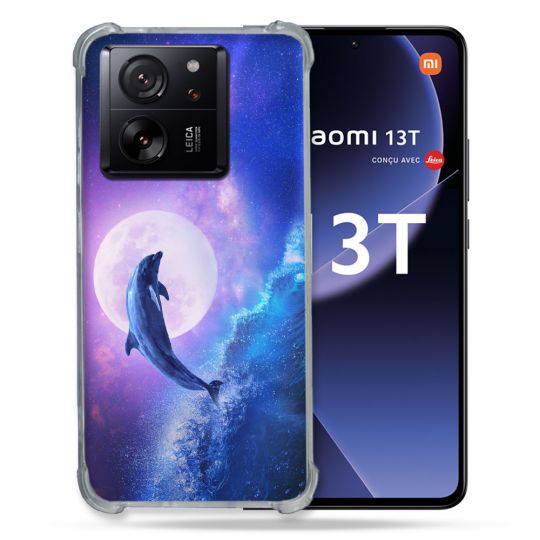Coque Renforcée Pour Xiaomi 13T / 13T Pro Animal Dauphin Vague