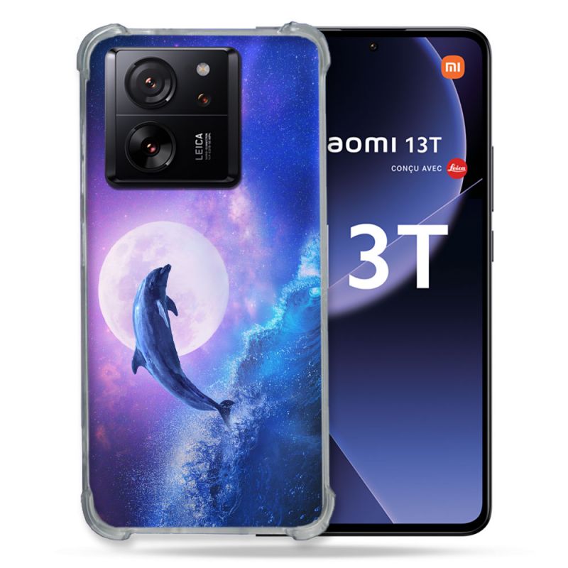 Coque Renforcée Pour Xiaomi 13T / 13T Pro Animal Dauphin Vague
