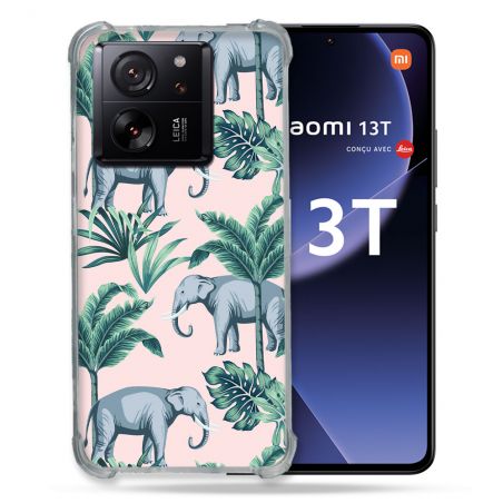 Coque Renforcée Pour Xiaomi 13T / 13T Pro Animal Elephant Pattern