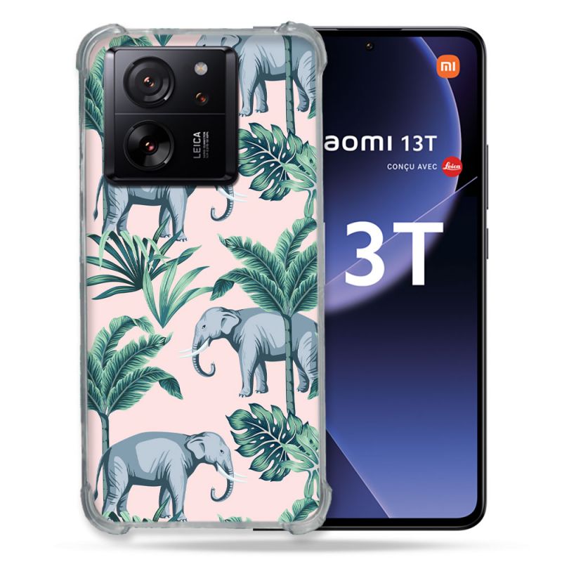 Coque Renforcée Pour Xiaomi 13T / 13T Pro Animal Elephant Pattern
