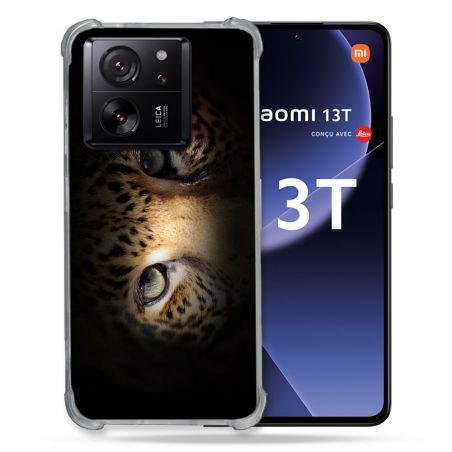 Coque Renforcée Pour Xiaomi 13T / 13T Pro Animal Leopard Yeux
