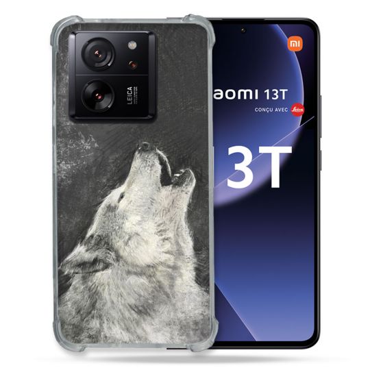 Coque Renforcée Pour Xiaomi 13T / 13T Pro Animal Loup Hurlement