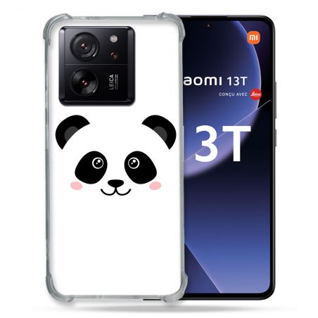 Coque Renforcée Pour Xiaomi 13T / 13T Pro Animal Panda Blanc