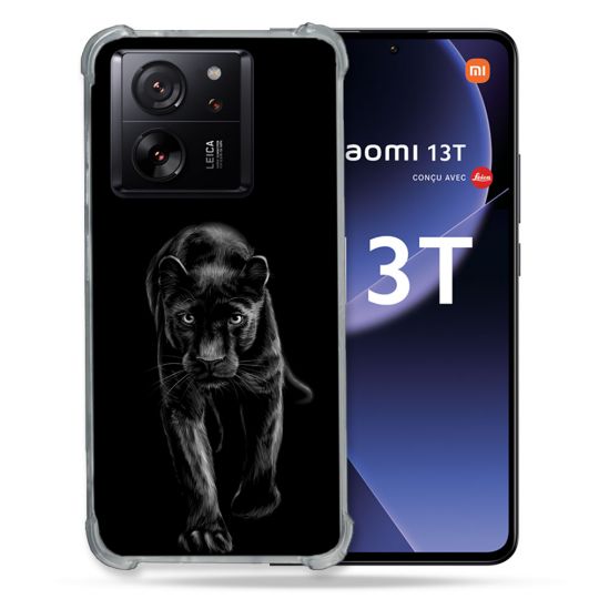 Coque Renforcée Pour Xiaomi 13T / 13T Pro Animal Panthère Noire