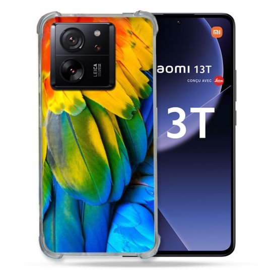 Coque Renforcée Pour Xiaomi 13T / 13T Pro Animal Perroquet Plume