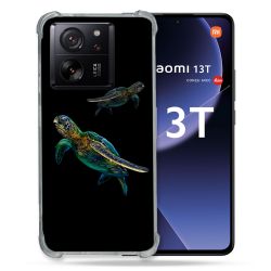 Coque Renforcée Pour Xiaomi 13T / 13T Pro Animal Tortue Noire multicolore