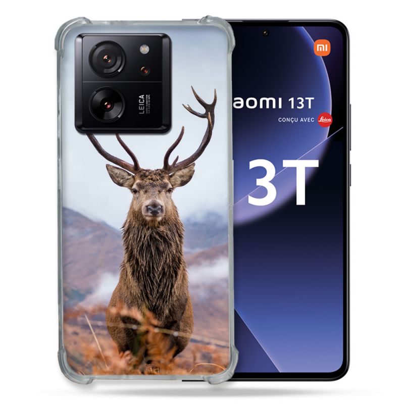 Coque Renforcée Pour Xiaomi 13T / 13T Pro Chasse Chevreuil Montagne