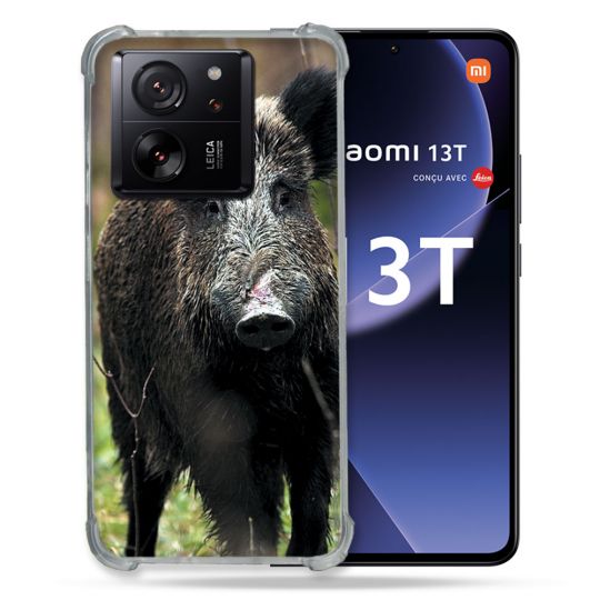 Coque Renforcée Pour Xiaomi 13T / 13T Pro Chasse Sanglier bois