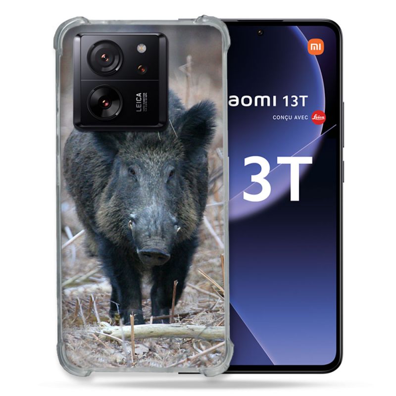 Coque Renforcée Pour Xiaomi 13T / 13T Pro Chasse Sanglier Pin