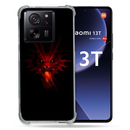 Coque Renforcée Pour Xiaomi 13T / 13T Pro Fantastique Dragon Feu