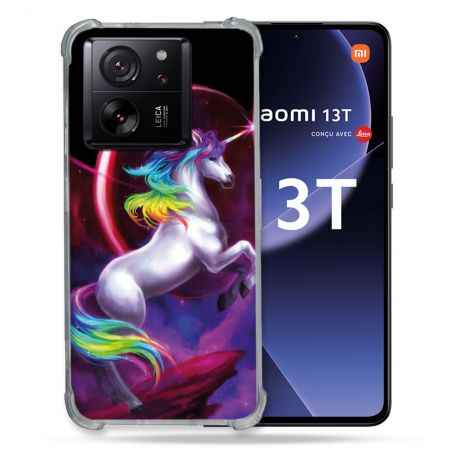 Coque Renforcée Pour Xiaomi 13T / 13T Pro Fantastique Licorne Arc en ciel