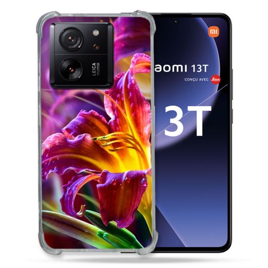 Coque Renforcée Pour Xiaomi 13T / 13T Pro Fleur Lys Color