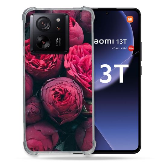 Coque Renforcée Pour Xiaomi 13T / 13T Pro Fleur Pivoine