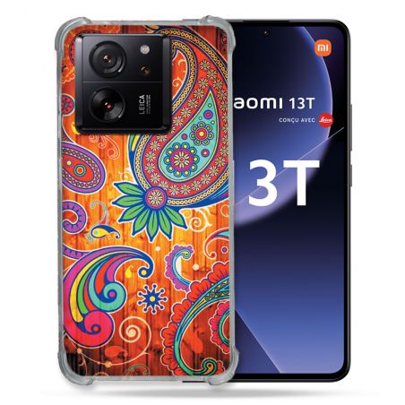 Coque Renforcée Pour Xiaomi 13T / 13T Pro Fleur Psychedelic