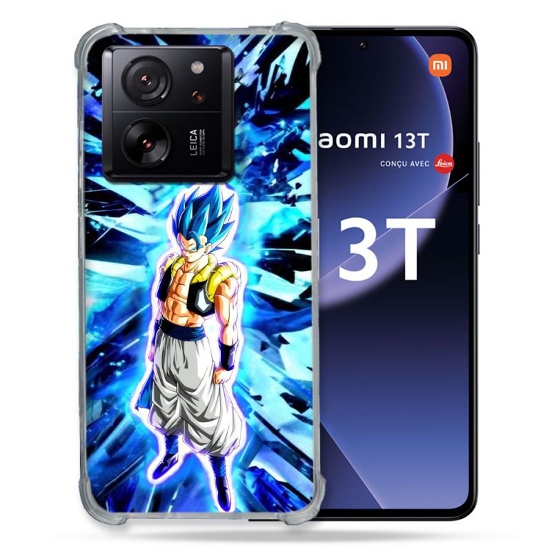 Coque Renforcée Pour Xiaomi 13T / 13T Pro Manga Dragon Ball Gogeta Lumiere