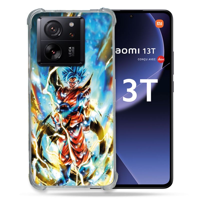 Coque Renforcée Pour Xiaomi 13T / 13T Pro Manga Dragon Ball Sangoku Blanc