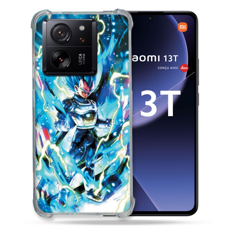 Coque Renforcée Pour Xiaomi 13T / 13T Pro Manga Dragon Ball Vegeta Bleu
