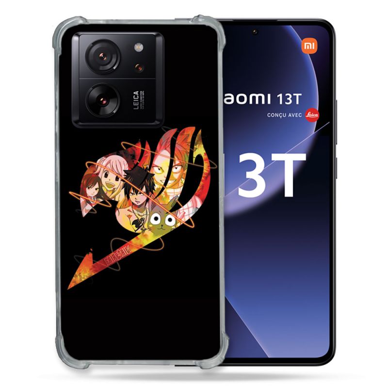Coque Renforcée Pour Xiaomi 13T / 13T Pro Manga Fairy Tail Logo Noir
