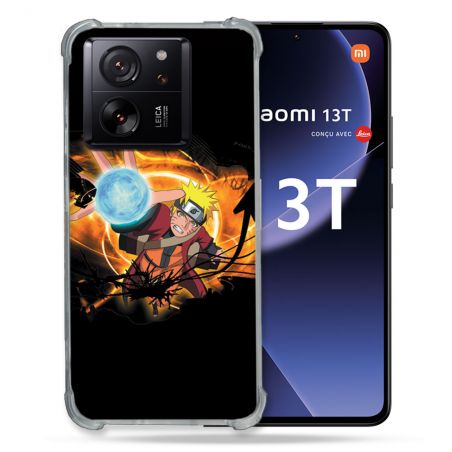 Coque Renforcée Pour Xiaomi 13T / 13T Pro Manga Naruto Noir