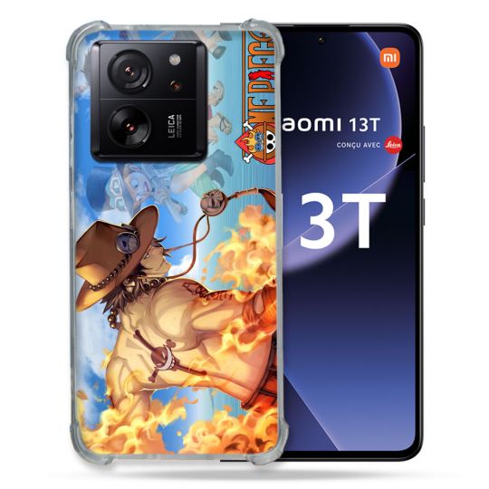 Coque Renforcée Pour Xiaomi 13T / 13T Pro Manga One Piece Ace Color