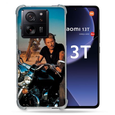 Coque Renforcée Pour Xiaomi 13T / 13T Pro Musique Johnny Hallyday Moto