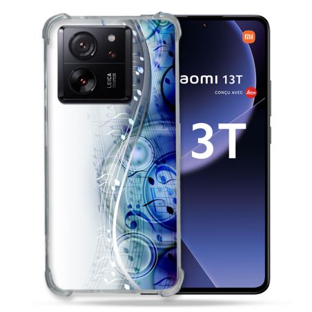 Coque Renforcée Pour Xiaomi 13T / 13T Pro Musique Partition Vague