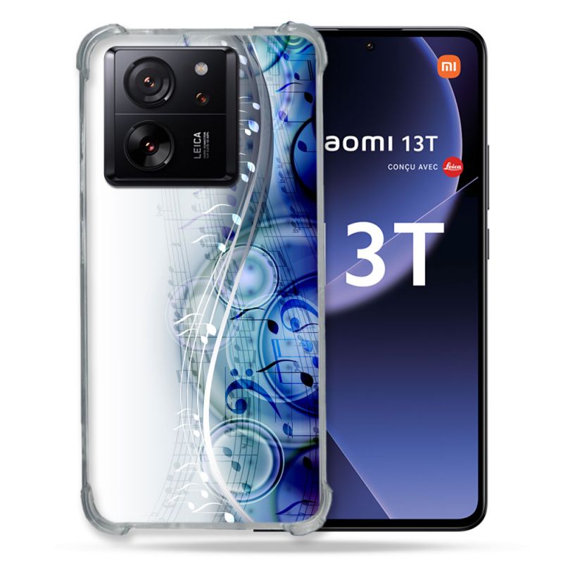 Coque Renforcée Pour Xiaomi 13T / 13T Pro Musique Partition Vague