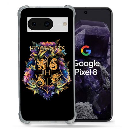 Coque Renforcée En Verre Trempé Pour Google Pixel 8 Harry Potter Hogwarts