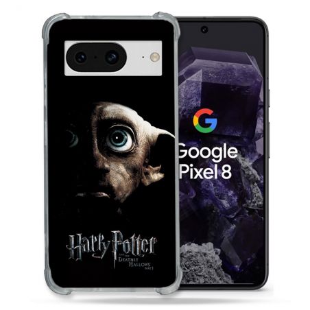 Coque Renforcée En Verre Trempé Pour Google Pixel 8 Harry Potter Hollows Dobby