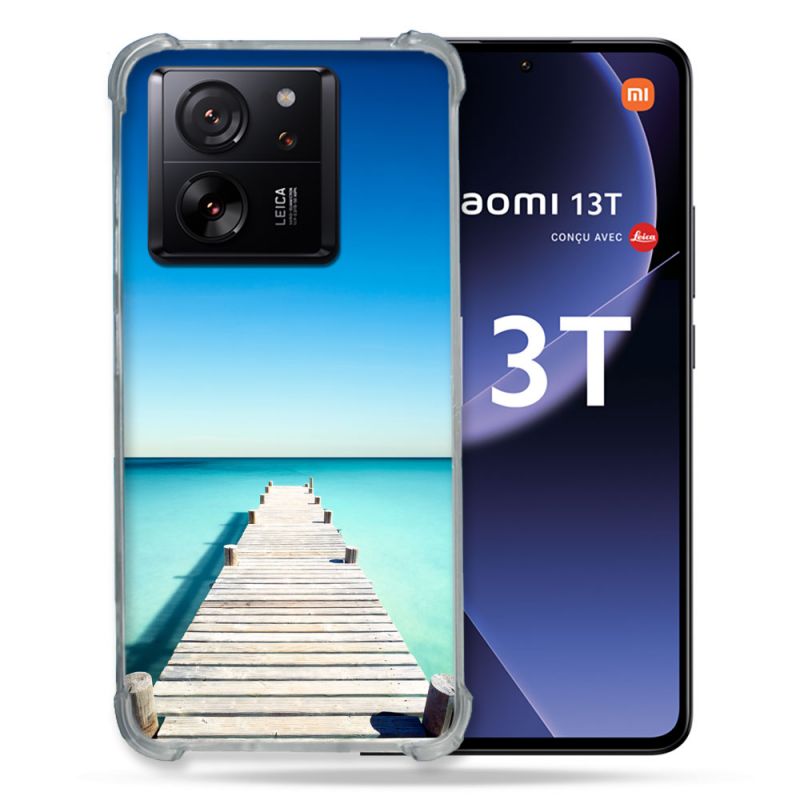 Coque Renforcée Pour Xiaomi 13T / 13T Pro Nature Pont Mer