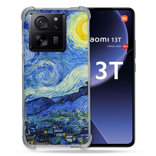 Coque Renforcée Pour Xiaomi 13T / 13T Pro Peinture La nuit étoilée