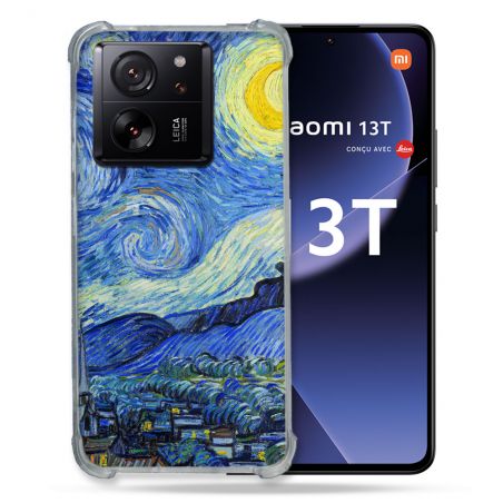 Coque Renforcée Pour Xiaomi 13T / 13T Pro Peinture La nuit étoilée