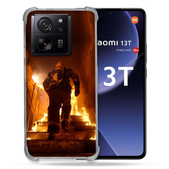 Coque Renforcée Pour Xiaomi 13T / 13T Pro Pompier Escalier