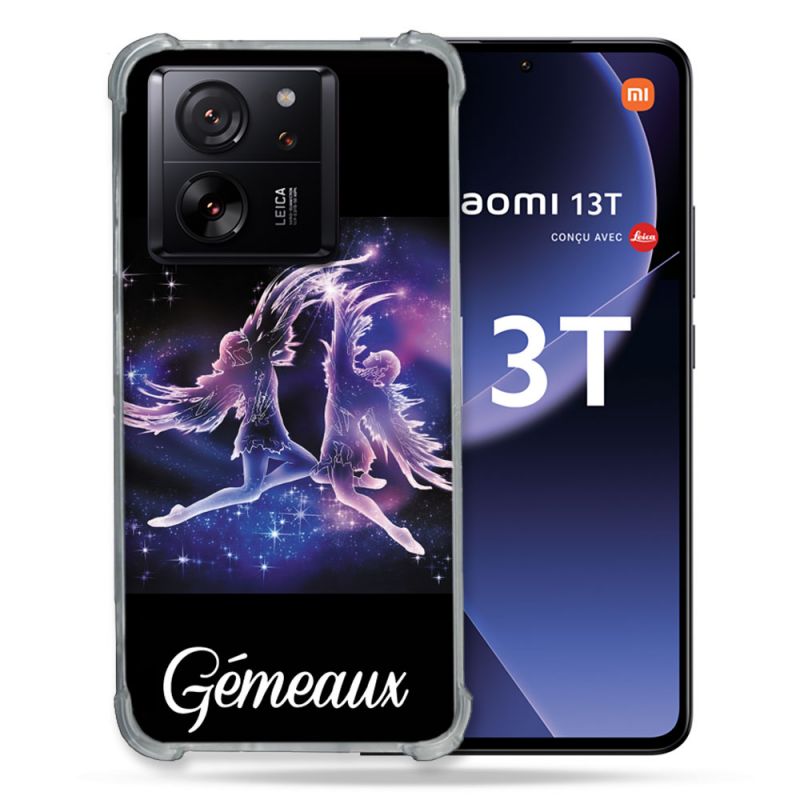 Coque Renforcée Pour Xiaomi 13T / 13T Pro Signe Zodiaque 2 Gémeaux