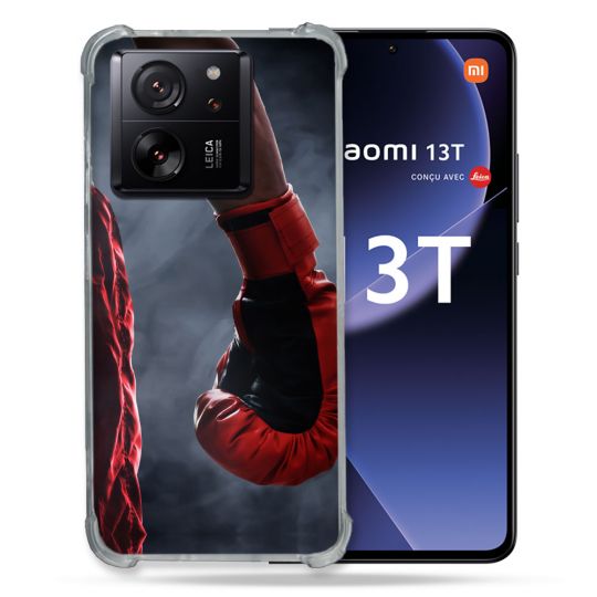 Coque Renforcée Pour Xiaomi 13T / 13T Pro Sport Boxe Gant Rouge