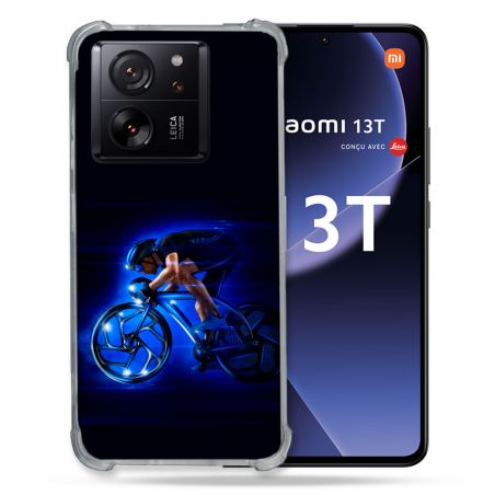 Coque Renforcée Pour Xiaomi 13T / 13T Pro Sport Cyclisme Bleu
