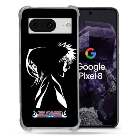 Coque Renforcée En Verre Trempé Pour Google Pixel 8 Manga Bleach Duo
