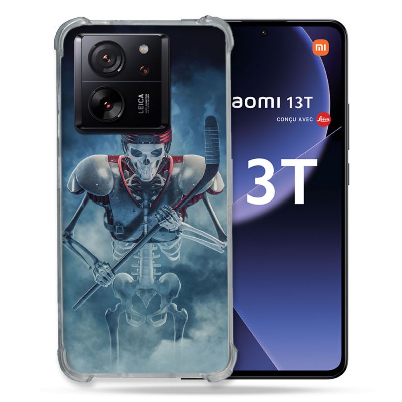 Coque Renforcée Pour Xiaomi 13T / 13T Pro Sport Hockey Squelette