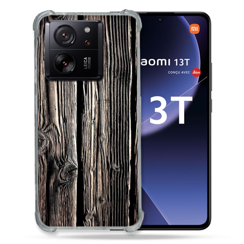 Coque Renforcée Pour Xiaomi 13T / 13T Pro Texture Bois