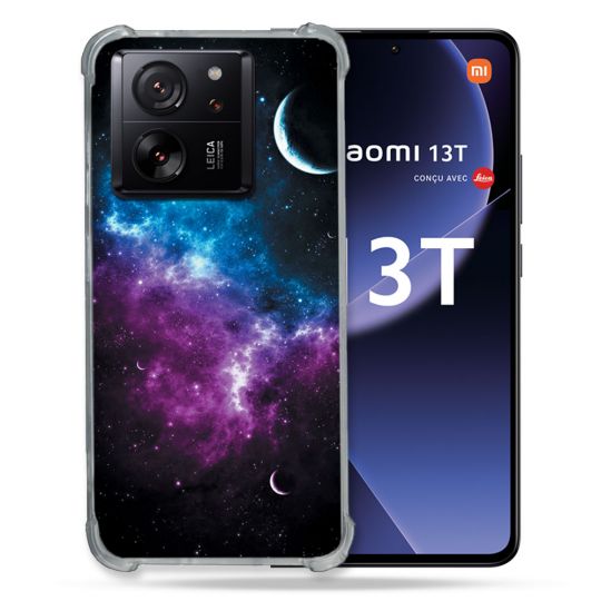 Coque Renforcée Pour Xiaomi 13T / 13T Pro Univers Bleu Violet