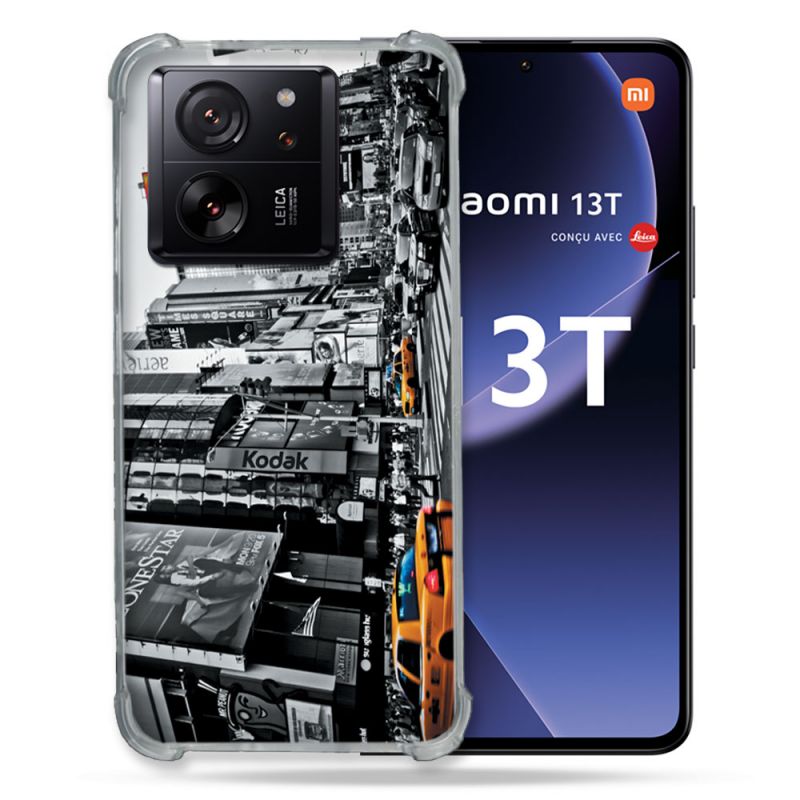 Coque Renforcée Pour Xiaomi 13T / 13T Pro Voyage Amerique USA New York Taxi