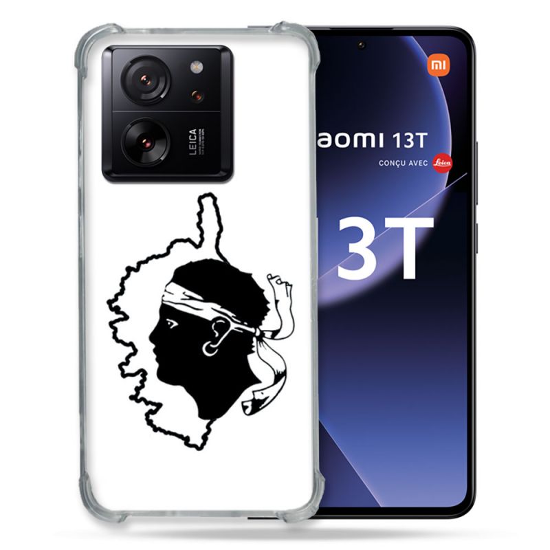 Coque Renforcée Pour Xiaomi 13T / 13T Pro Voyage Corse Blanc
