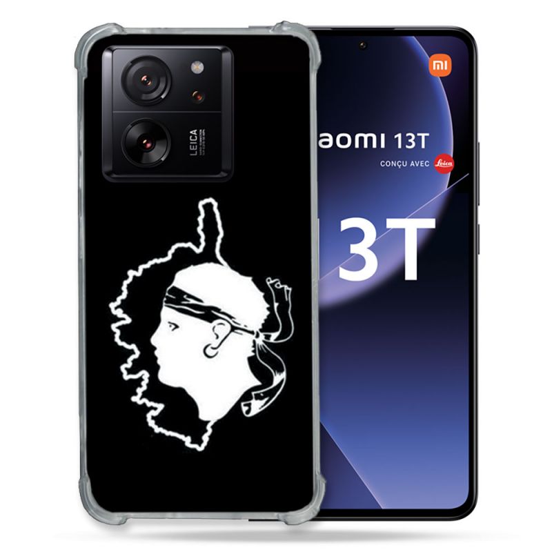 Coque Renforcée Pour Xiaomi 13T / 13T Pro Voyage Corse Noir
