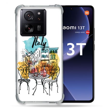 Coque Renforcée Pour Xiaomi 13T / 13T Pro Voyage Italie Vintage