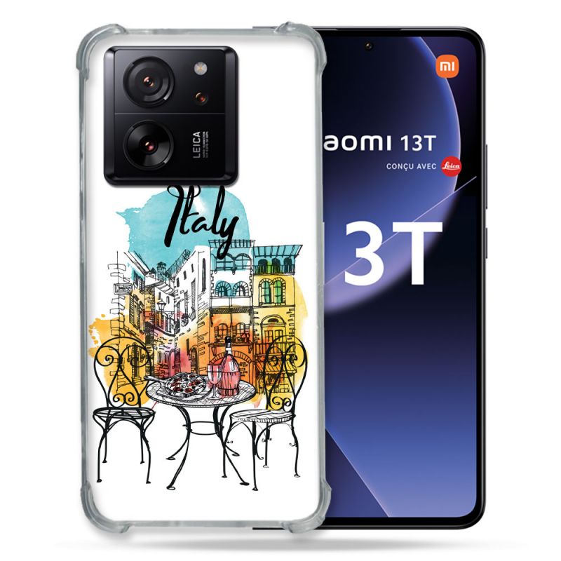 Coque Renforcée Pour Xiaomi 13T / 13T Pro Voyage Italie Vintage