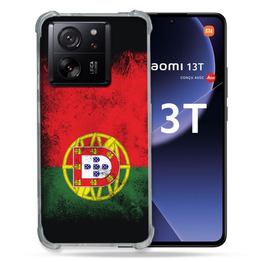 Coque Renforcée Pour Xiaomi 13T / 13T Pro Voyage Portugal Drapeau