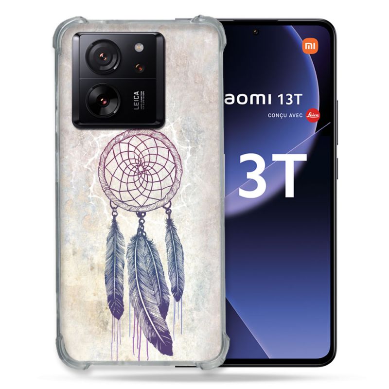 Coque Renforcée Pour Xiaomi 13T / 13T Pro Zen Attrape Reve Blanc